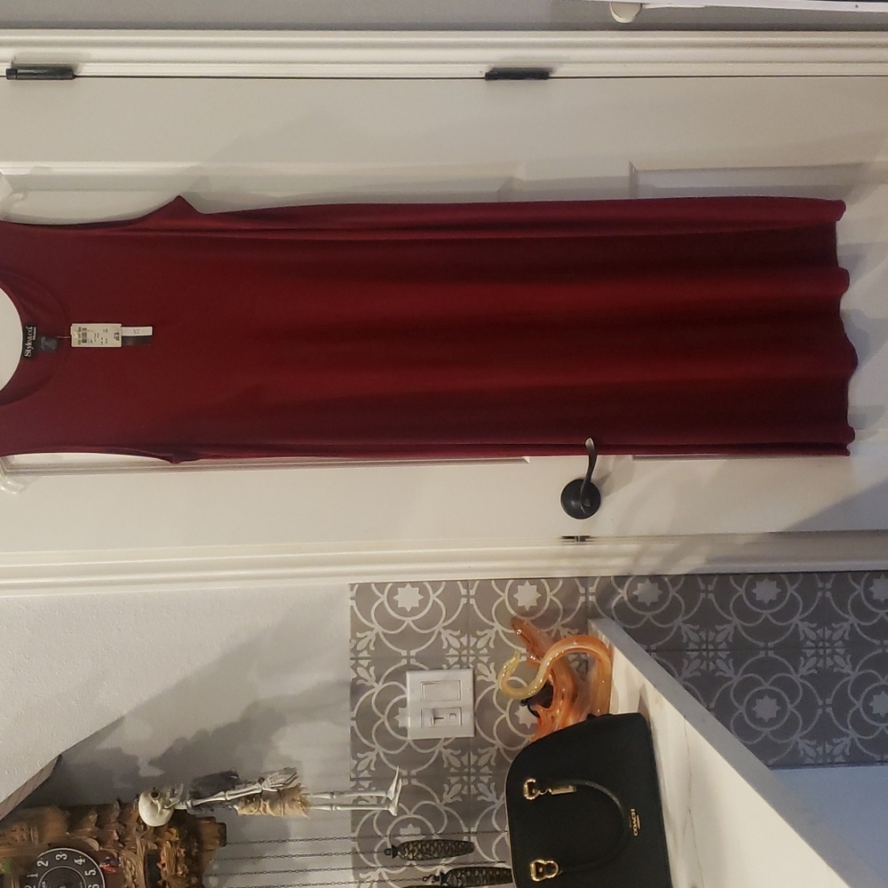 Long Red Dress Size 2x Style&Co